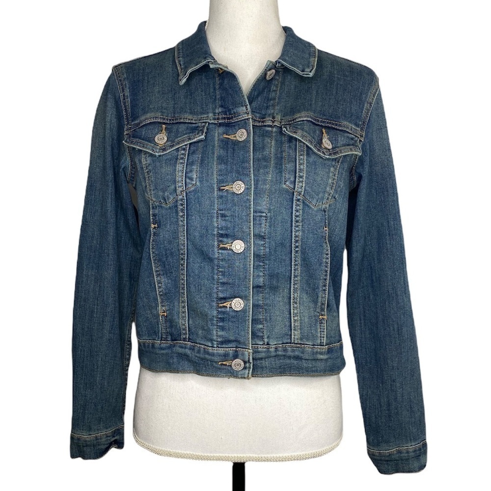 Levi Strauss Signature Blue Jean Denim Trucker Jacket